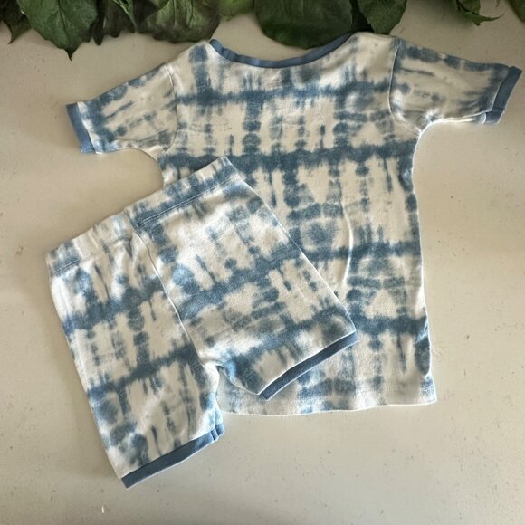 Honest Baby Clothing 3T Organic Cotton Tie-Dye Toddler Pajama Set - Picture 2 of 7